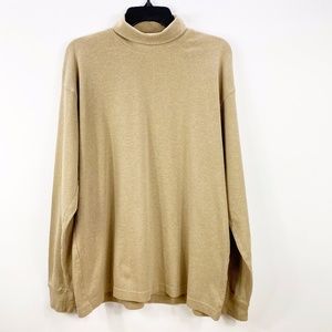 BOLLE Golf Pima Cotton L/S Turtleneck Sz M